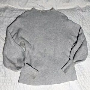 A NEW DAY MOCK NECK BALLOON SLEEVE SWEATER